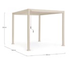 Bizzotto - PERGOLA OCEAN 3X3 SETA - immagine 6