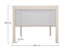 Bizzotto - TENDA RULLO PERGOLA OCEAN LAT3.6M SETA - immagine 2