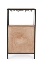 Yes - MOBILE P.BOTTIGLIE 12P ISAAC NERO 51X91H - immagine 3