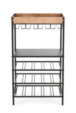 Yes - MOBILE P.BOTTIGLIE 15P ISAAC NERO H84,5 - immagine 2