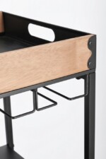 Yes - MOBILE P.BOTTIGLIE 15P ISAAC NERO H84,5 - immagine 5