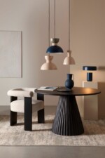 Homemotion - TAVOLO ORISSA NERO D120 - immagine 6