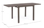 Bizzotto - TAVOLO AL.PELAGIUS 83-166X80 COFFEE YK14 - immagine 8